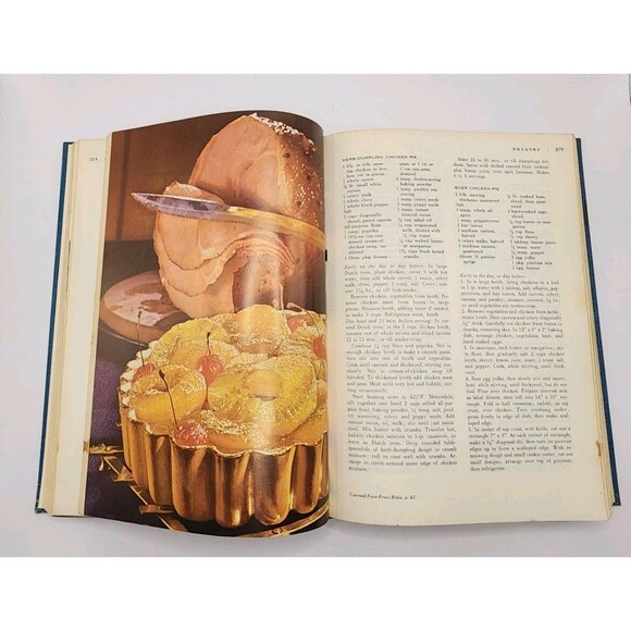 The Good Housekeeping Cookbook Hardcover Book Blue Cover - Picture 14 of 14